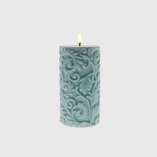 Light Green Embossed Laurel - Image 3