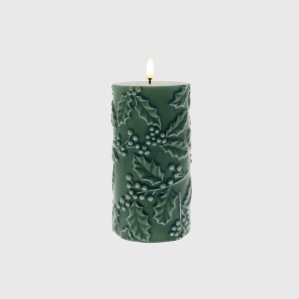 Green Embossed Holly - Image 3