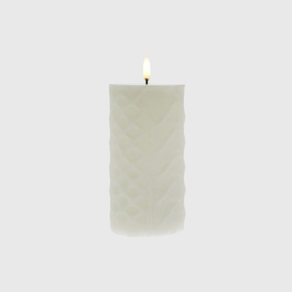 Ivory Embossed Cable Stitch - Image 3