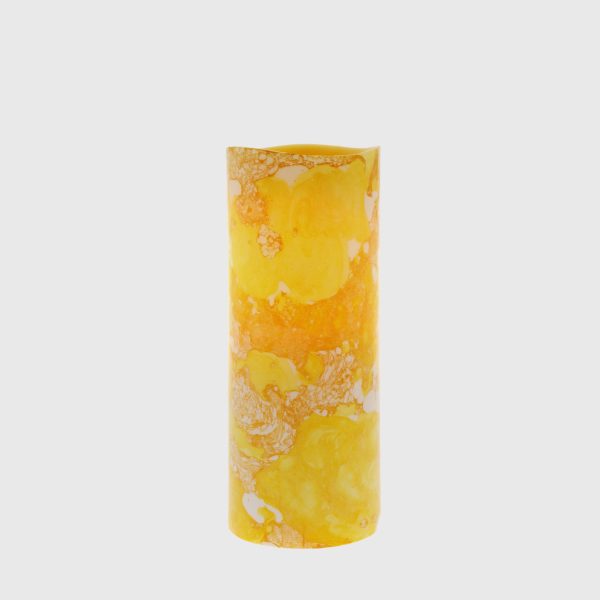 Golden Yellow Ebru Smooth - Image 2