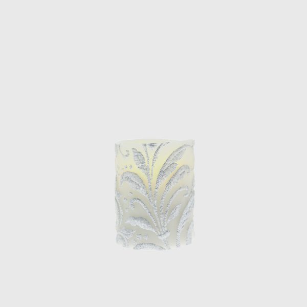 Silver Embossed Leaves - Image 2