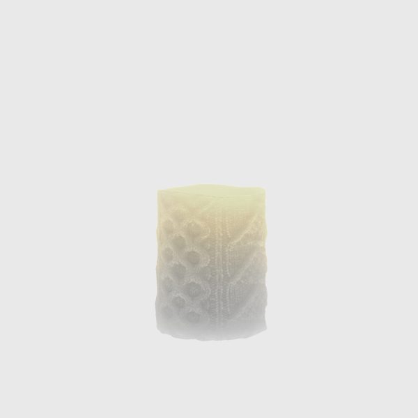 Grey Embossed Cable Stitch - Image 2