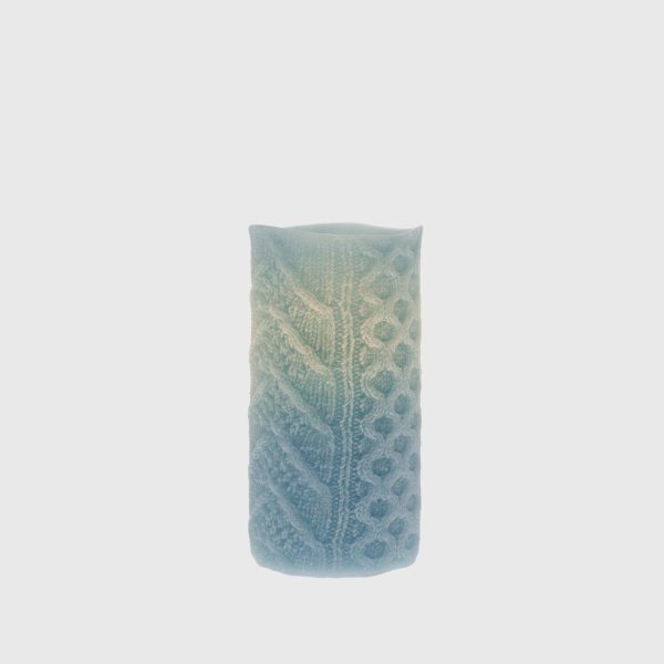 Ashley Blue Embossed Cable Stitch - Image 4