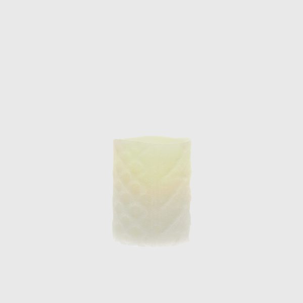 Ivory Embossed Cable Stitch - Image 2