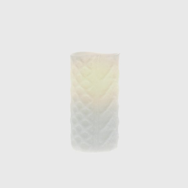 White Embossed Cable Stitch - Image 4