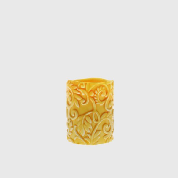 Golden Yellow Embossed Laurel - Image 2