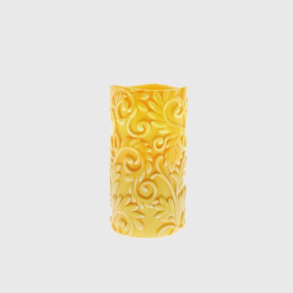 Golden Yellow Embossed Laurel - Image 4