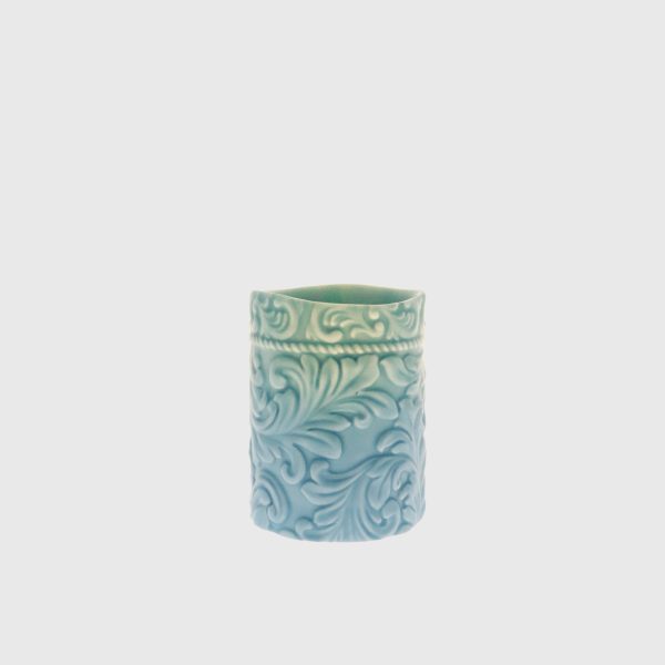 Ashley Blue Embossed Cord & Laurel - Image 2