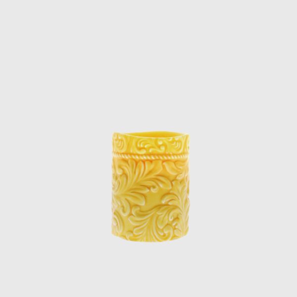Golden Yellow Embossed Cord & Laurel - Image 2