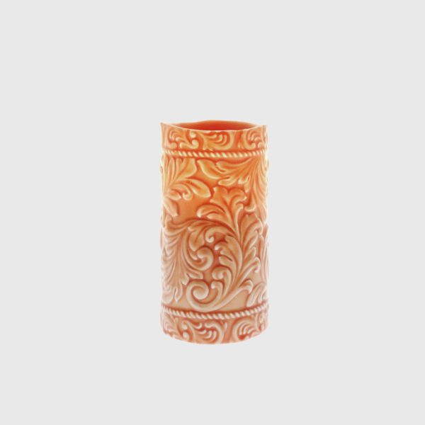 Fall Orange Embossed Cord & Laurel - Image 4