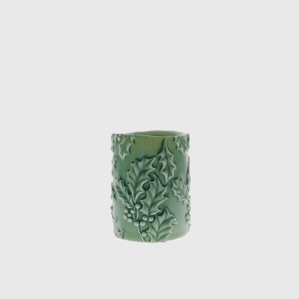 Green Embossed Holly - Image 2