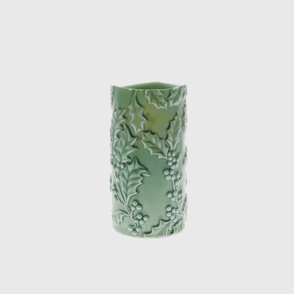Green Embossed Holly - Image 4