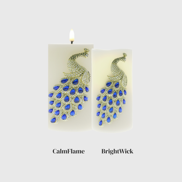 Embossed Peacock