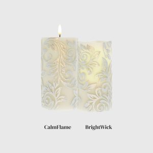 Silver Embossed Laurel