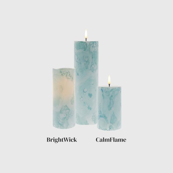 Light Green Ebru Smooth
