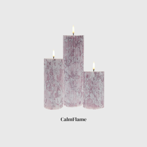 Grey Pink Ebru Groove