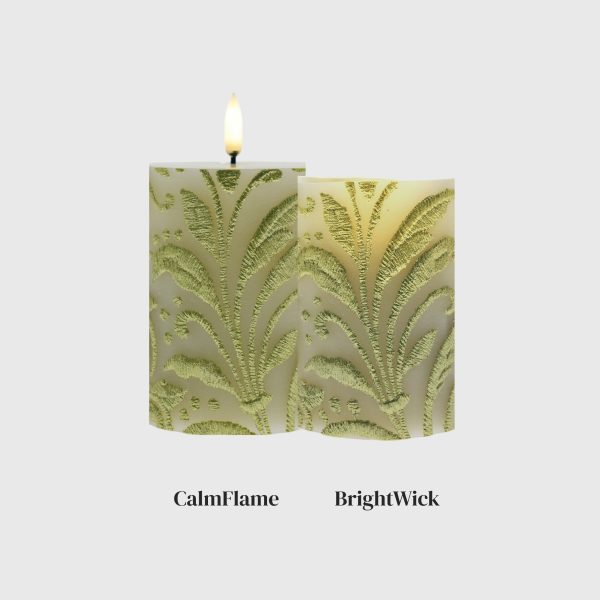 Gold Embossed Leaves
